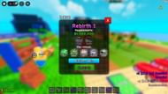 The Rebirth menu (Image via Roblox)